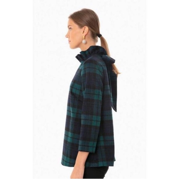 Tuckernuck 3/4 sleeve bow top - Picture 2 of 4